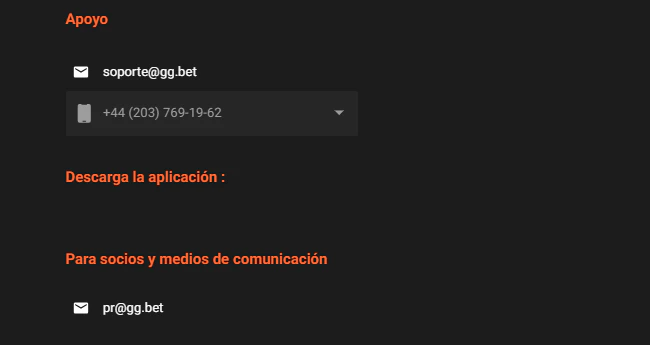 Canales de soporte y atención al cliente disponibles en GGBET